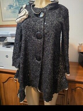 Design Today's Sparkle Button-Front Women's Jacket